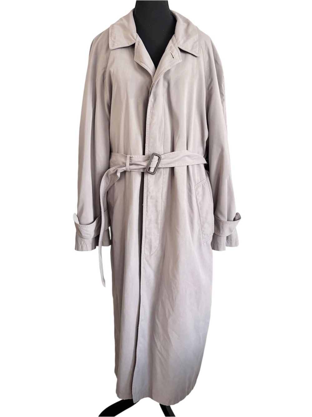 Vintage Newport Harbor Quilted Lining Single Breasted Belted Trench Coat